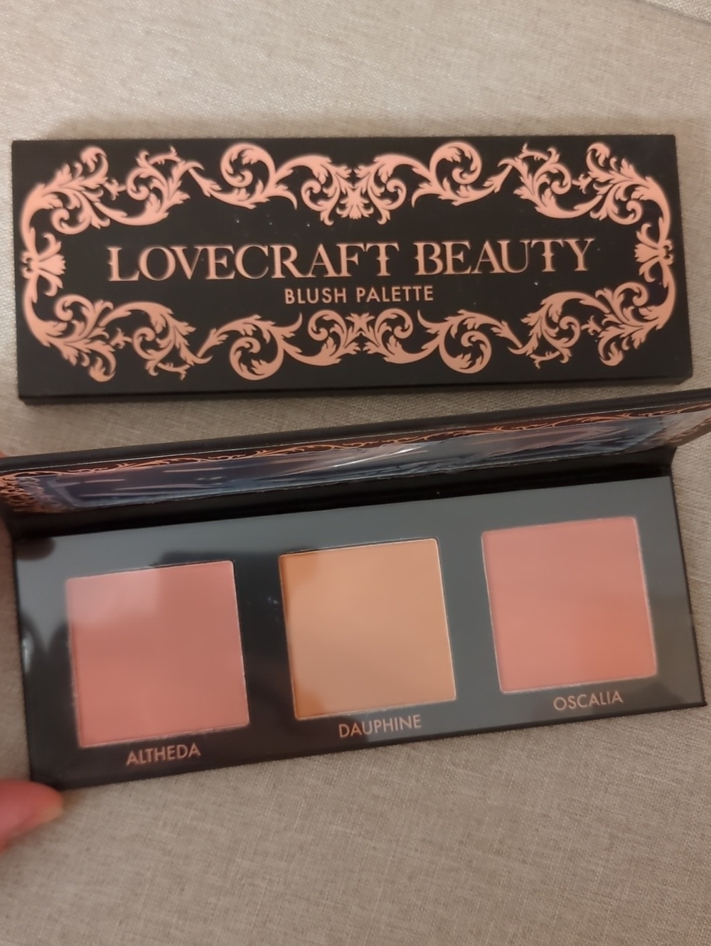 Love Craft Beauty Blush Palette Three-Pan Pink & Peach Shades